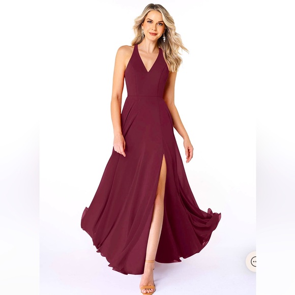 Azazie Chiffon Amalfi dress - Picture 1 of 8